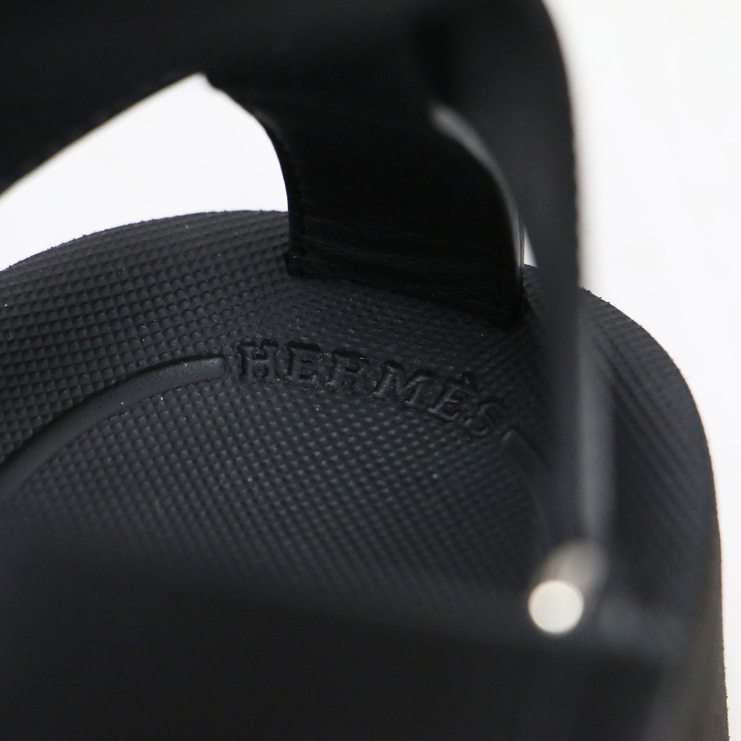 エニド レザー アンクルストラップ サンダル / ボリュームソール ベルクロ 牛革