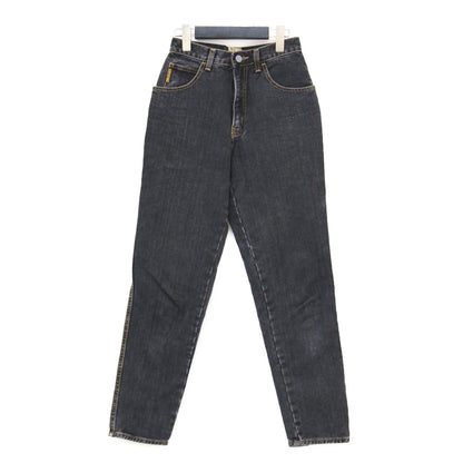 テーパード デニムパンツ / ジーンズ ハイウエスト コットン