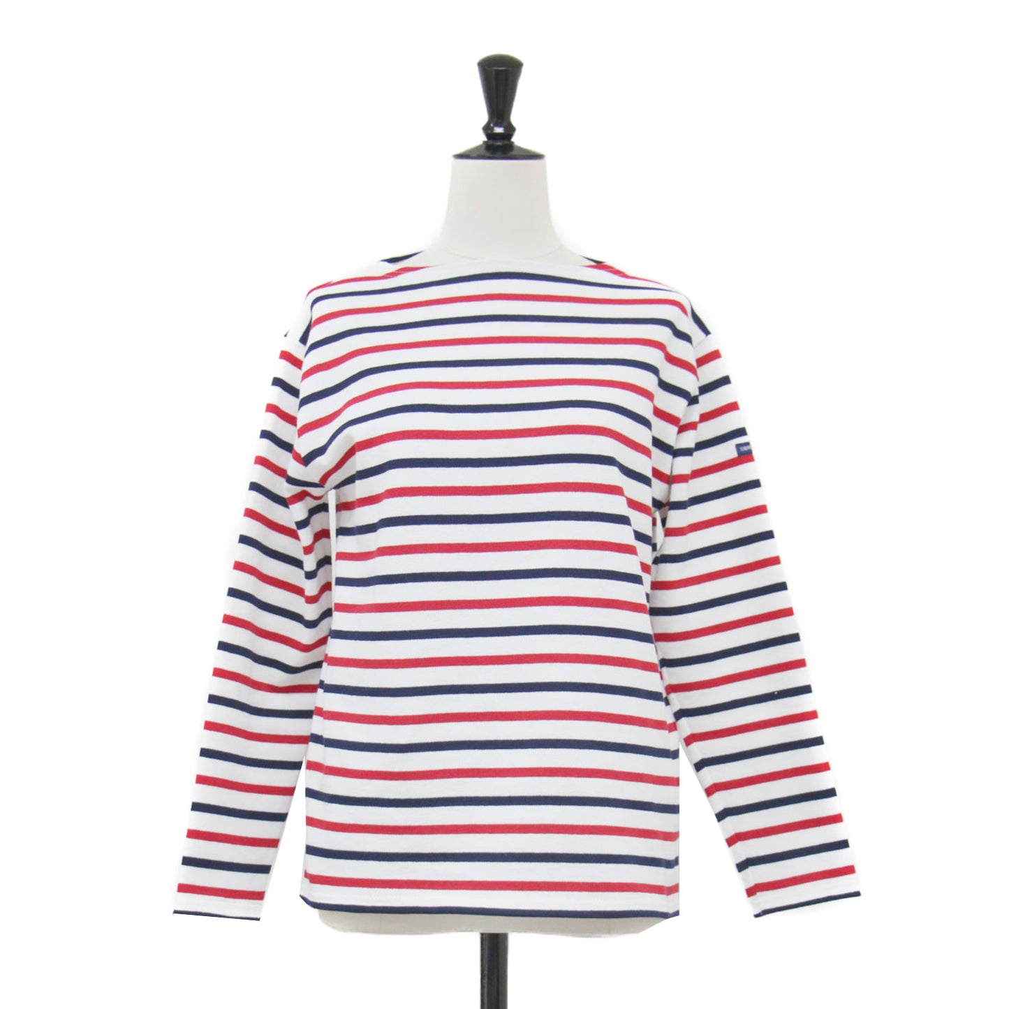 26春夏 ウェッソン トリコロール / Tシャツ バスクシャツ 長袖 ボートネック コットン