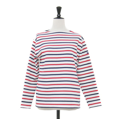 26春夏 ウェッソン トリコロール / Tシャツ バスクシャツ 長袖 ボートネック コットン