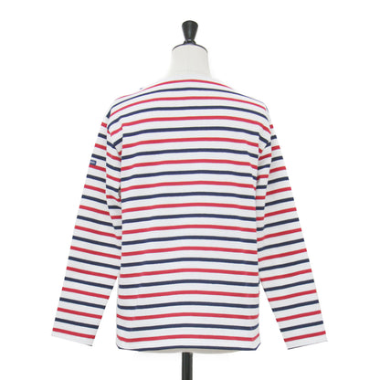 26春夏 ウェッソン トリコロール / Tシャツ バスクシャツ 長袖 ボートネック コットン