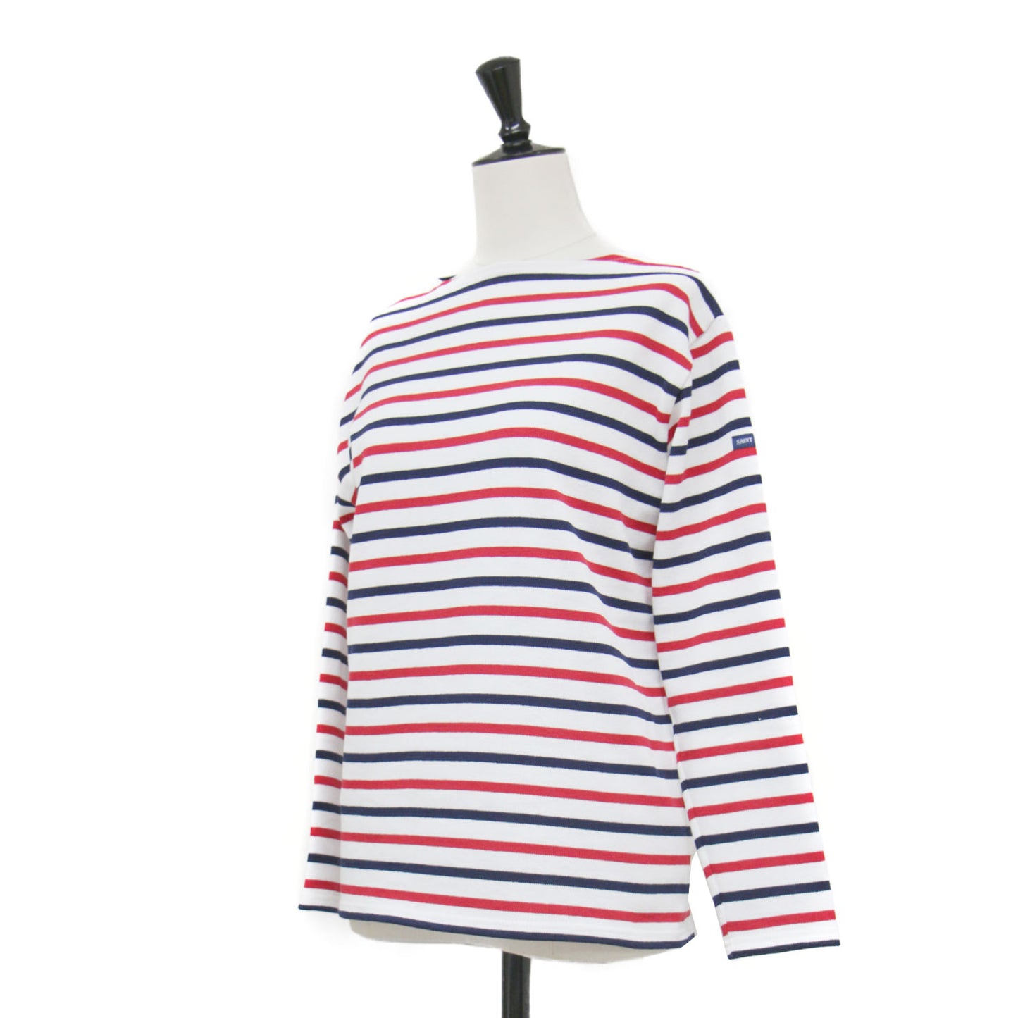 26春夏 ウェッソン トリコロール / Tシャツ バスクシャツ 長袖 ボートネック コットン
