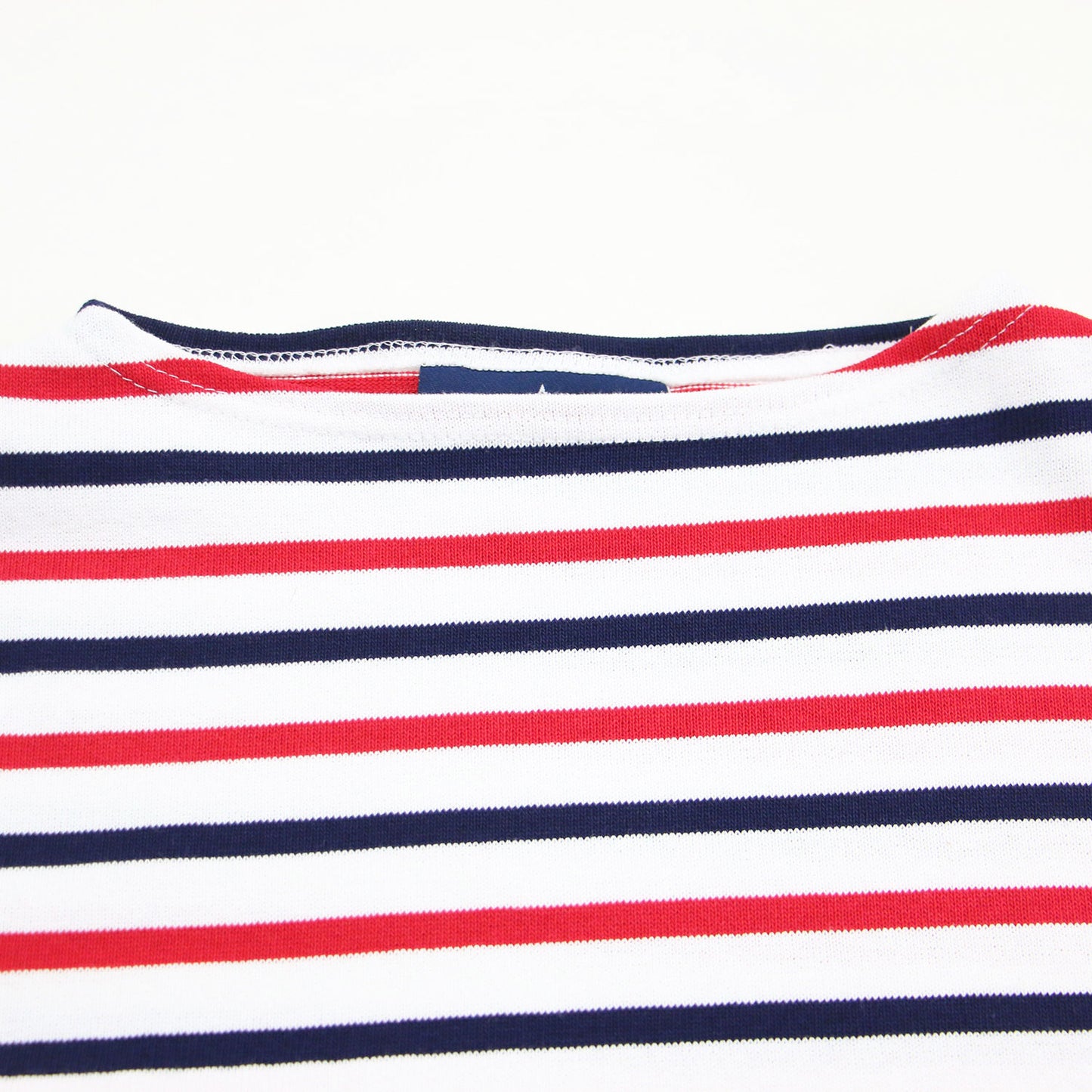 26春夏 ウェッソン トリコロール / Tシャツ バスクシャツ 長袖 ボートネック コットン