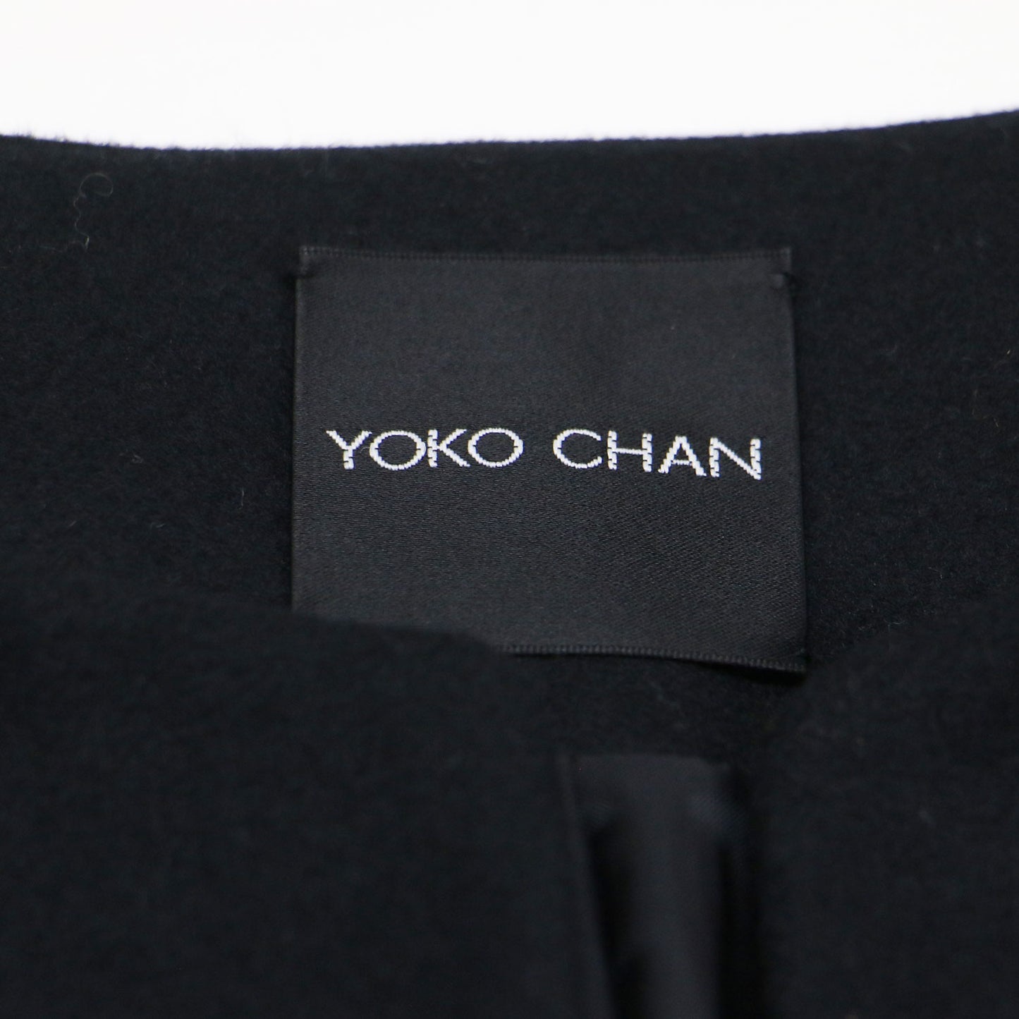 ウール ノーカラー ジャケット YCJ-619-047 / ショート丈 長袖 コンパクト