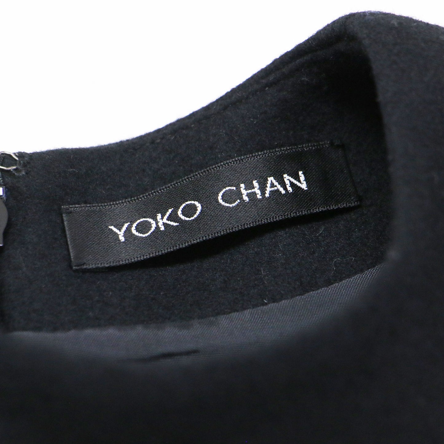 ウール フレンチスリーブ ワンピース YCD-619-494 / ミディ丈 クルーネック Aライン