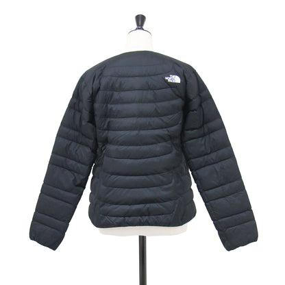 サンダー ラウンドネック ジャケット NYW82313 / ライトダウン ブルゾン クルーネック ジップアップ ナイロン