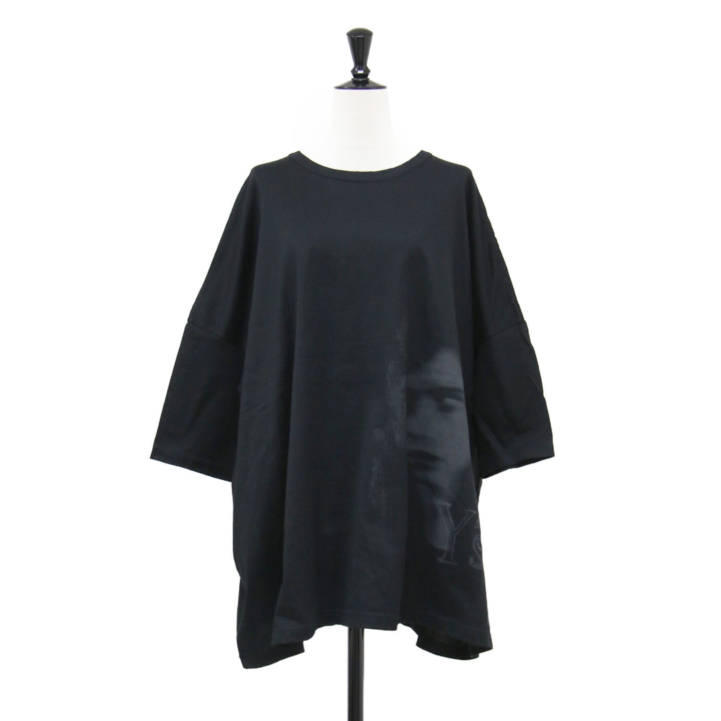Y's プリント ハーフスリーブ Tシャツ YN-T08-962 / カットソー クルーネック ワイド コットン