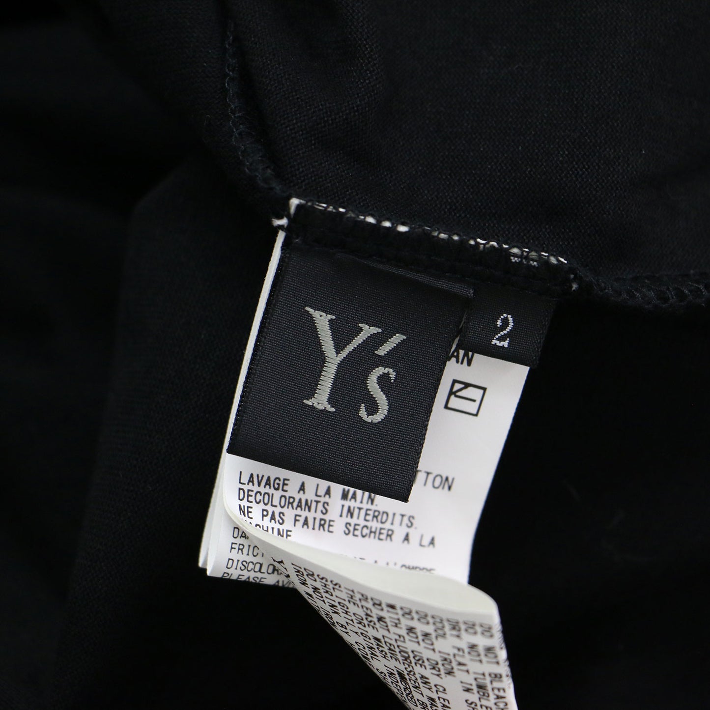 Y's プリント ハーフスリーブ Tシャツ YN-T08-962 / カットソー クルーネック ワイド コットン