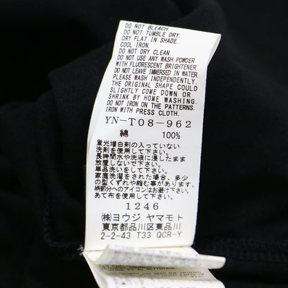 Y's プリント ハーフスリーブ Tシャツ YN-T08-962 / カットソー クルーネック ワイド コットン