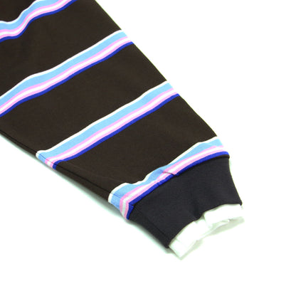 25秋冬 コットン ボーダー レイヤード 長袖 Tシャツ / COTTON BORDER LAYERED L/S T-SHIRT カットソー クルーネック ロングスリーブ