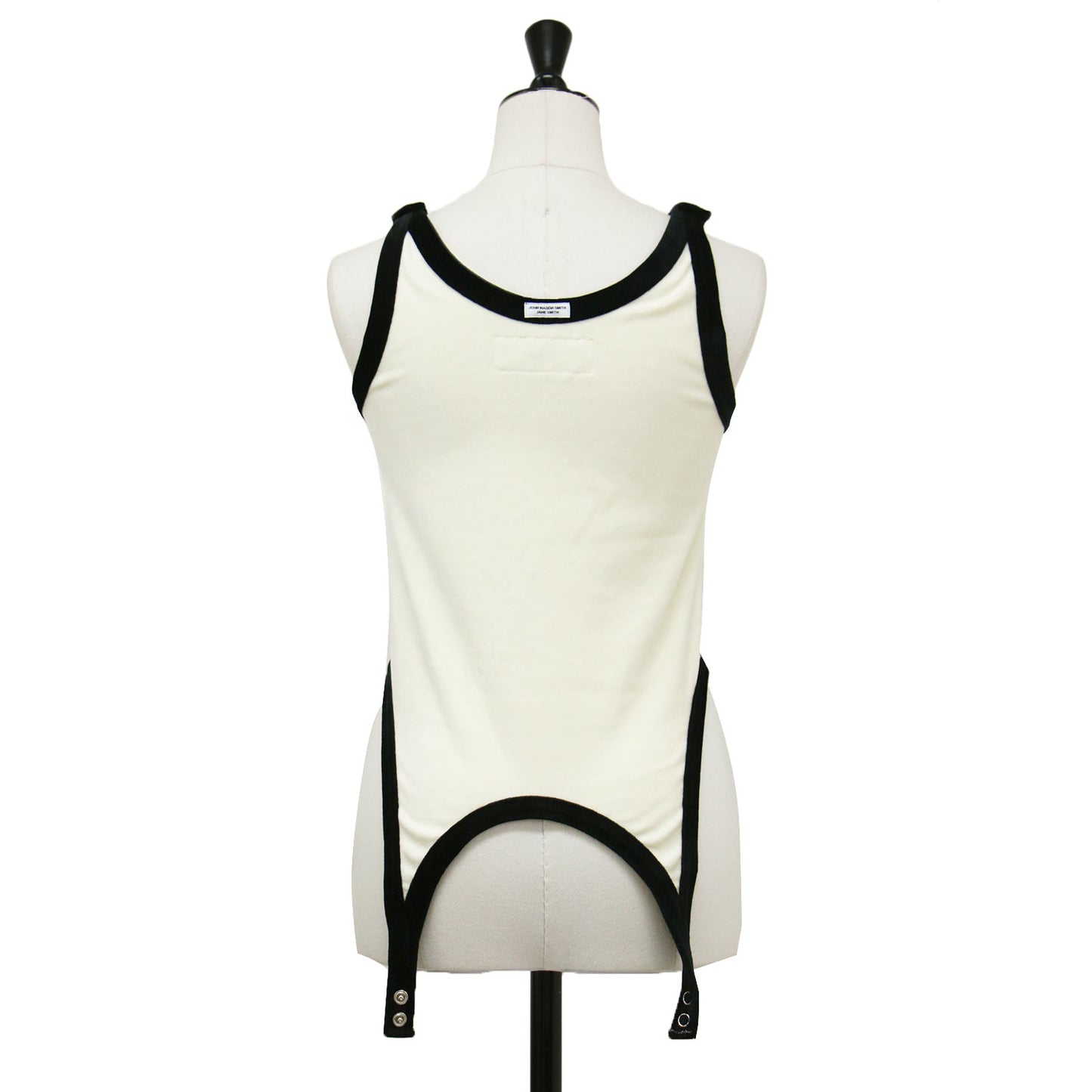 コットン ベロア 3WAY タンクトップ / COTTON VELOUR UP AND DOWN TANK TOP パイピング コットン