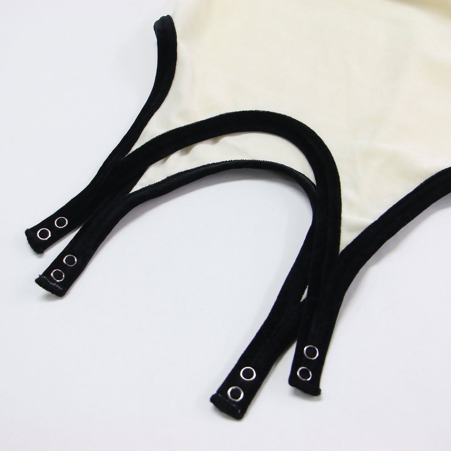 コットン ベロア 3WAY タンクトップ / COTTON VELOUR UP AND DOWN TANK TOP パイピング コットン