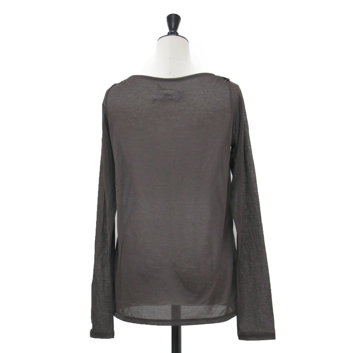 コットン シアー ボートネック プルオーバー / COTTON SHEER BOAT NECK PULLOVER カットソー 長袖