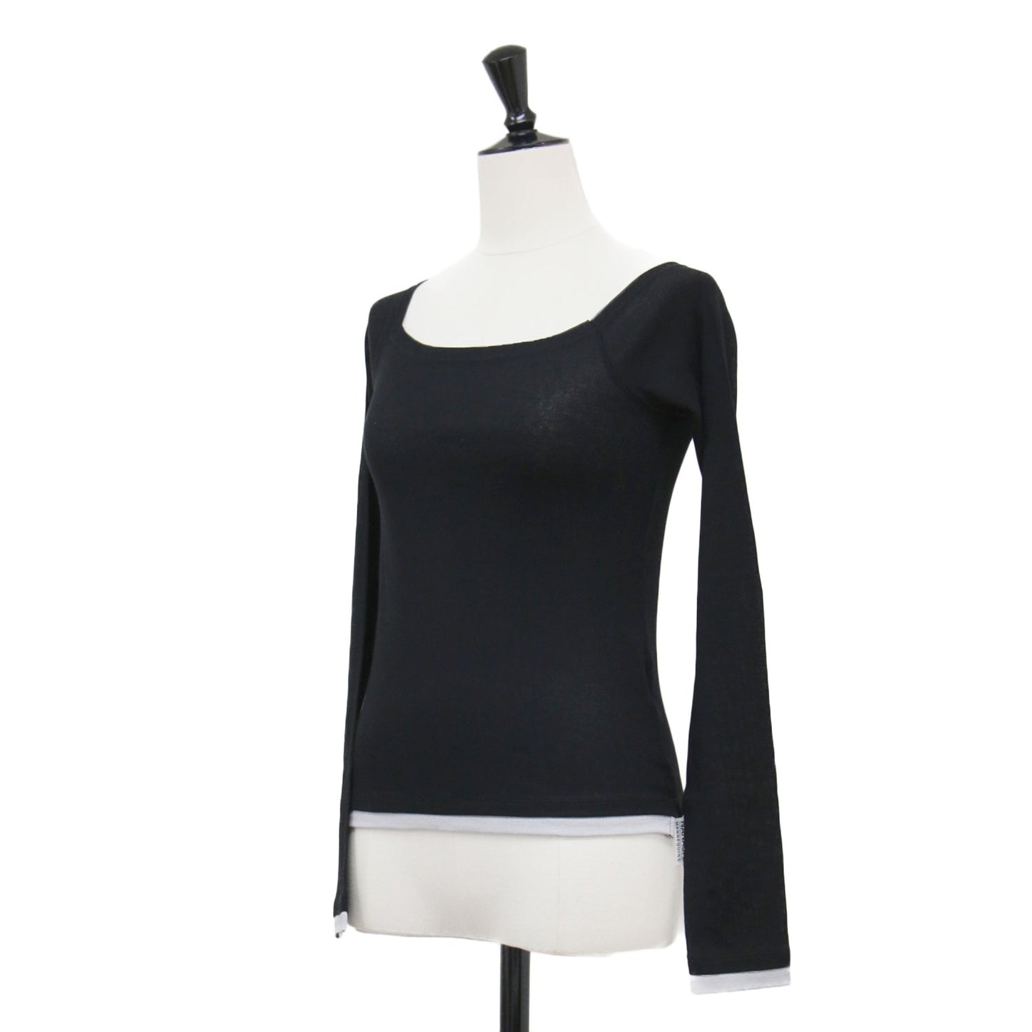 26春夏 コットン オフショルダー レイヤード プルオーバー / COTTON OFF SHOULDER LAYERED PULLOVER カットソー 長袖 コットン