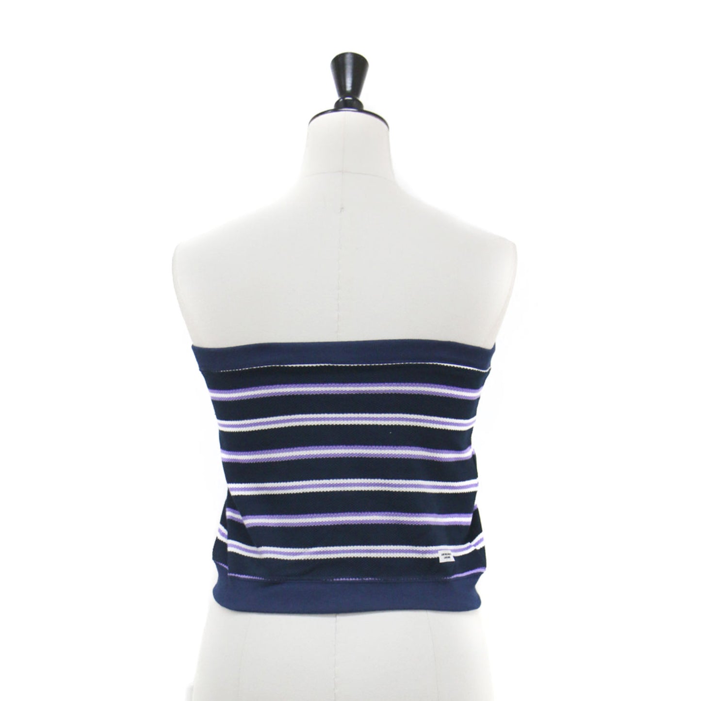 26春夏 コットン ピケ チューブトップ / COTTON PIQUE TUBE TOP ビスチェ ボーダー柄