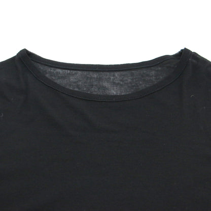 26春夏 ロングスリーブ Tシャツ / La nature linge プルオーバー ラウンドネック 長袖 ドロップショルダー シアー 薄手 コットン ウォッシャブル