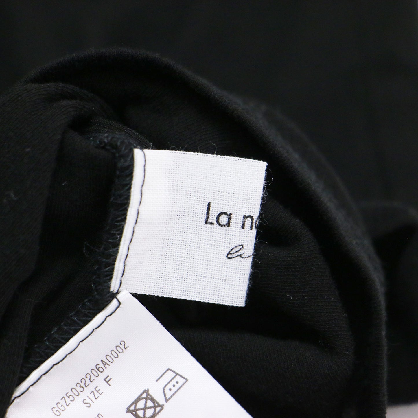 26春夏 ロングスリーブ Tシャツ / La nature linge プルオーバー ラウンドネック 長袖 ドロップショルダー シアー 薄手 コットン ウォッシャブル