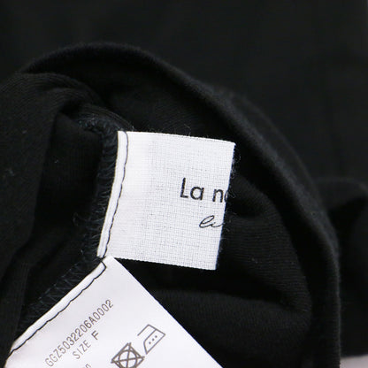 26春夏 ロングスリーブ Tシャツ / La nature linge プルオーバー ラウンドネック 長袖 ドロップショルダー シアー 薄手 コットン ウォッシャブル