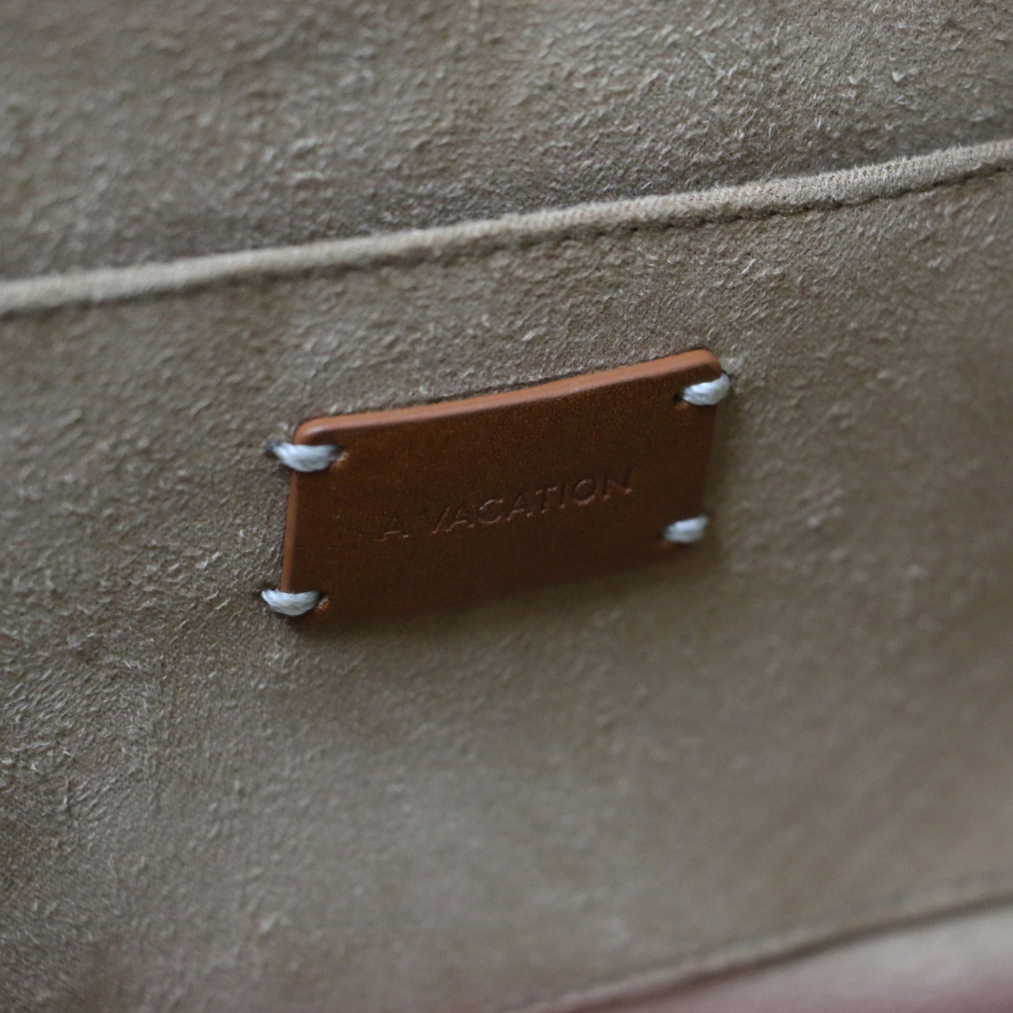 × IENA 別注 25秋冬 シーソー かご ハンドバッグ / SEE SAW BAG LINE CHECK ワンハンドル ツイード ボーダー ラインチェック 牛革