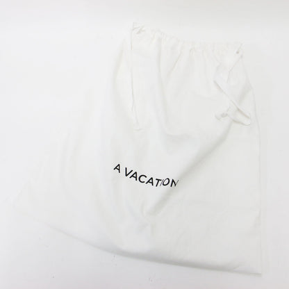 × IENA 別注 25秋冬 シーソー かご ハンドバッグ / SEE SAW BAG LINE CHECK ワンハンドル ツイード ボーダー ラインチェック 牛革