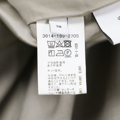 24秋冬 シークレット スラックス / 36141992705 / フロントタック センタープレス セミワイド ウール ウォッシャブル