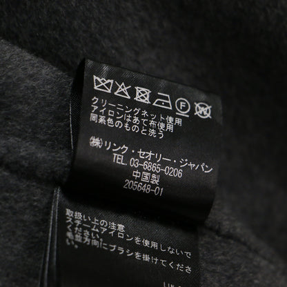 25秋冬 ベルト付き リバーコート / New Divide GC Trench Coat ロング丈 ダブルフェイス Iライン スリット ウール カシミヤ
