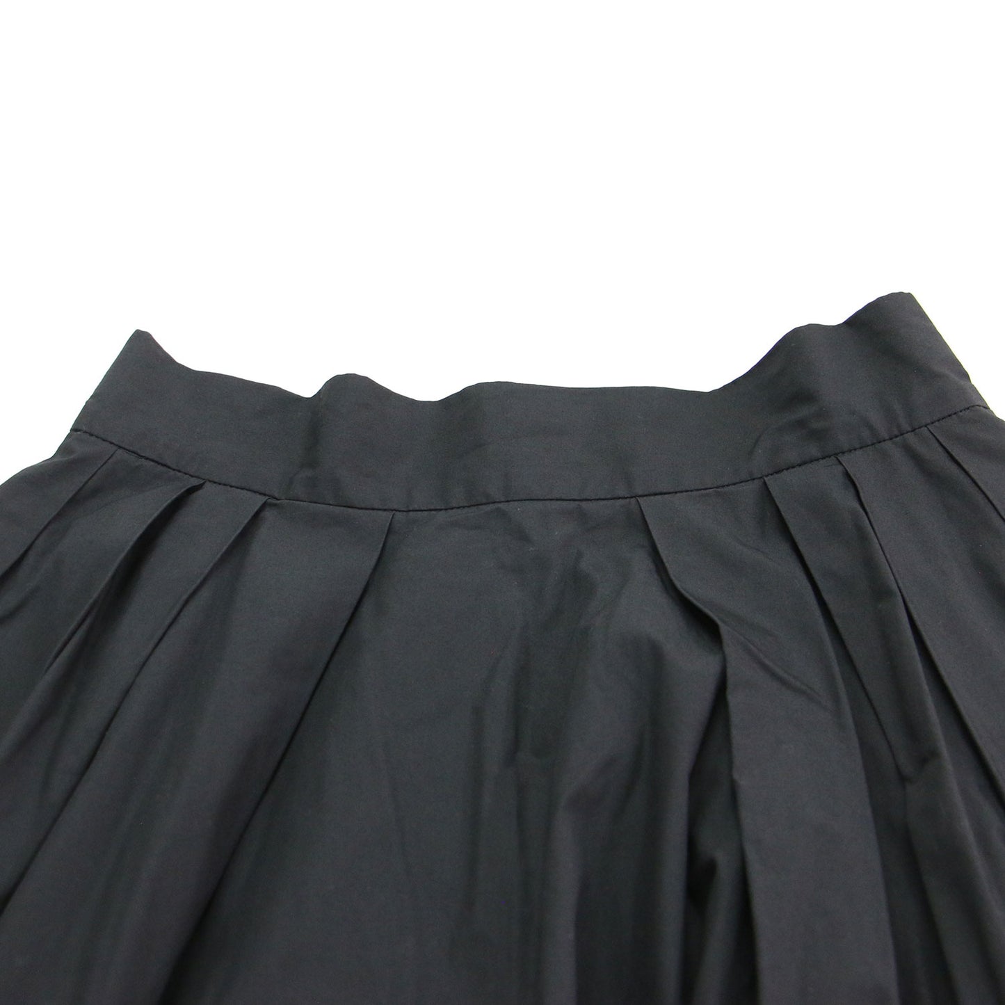 タック ボリューム スカート / TUCK VOLUME SKIRT バックロング ボリューム フレア スリット コットン