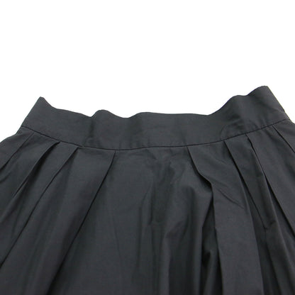 タック ボリューム スカート / TUCK VOLUME SKIRT バックロング ボリューム フレア スリット コットン