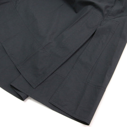 タック ボリューム スカート / TUCK VOLUME SKIRT バックロング ボリューム フレア スリット コットン