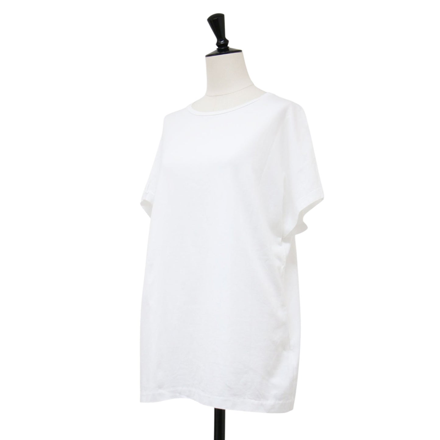 クルーネック 半袖 Tシャツ / カットソー ドルマンスリーブ ドロップショルダー コットン
