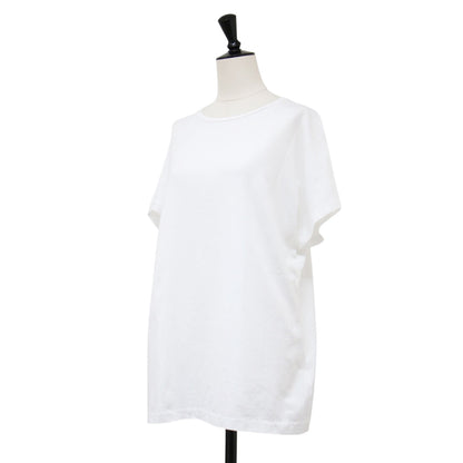 クルーネック 半袖 Tシャツ / カットソー ドルマンスリーブ ドロップショルダー コットン