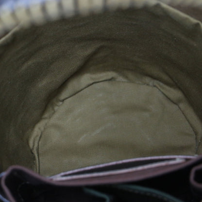 ミニバーキン ブライドル バケツM バスケット / かごバッグ ワンハンドル レザー リネン ハンドバッグ