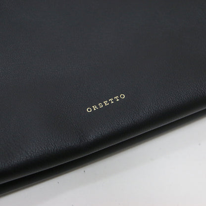 スムースレザー ショルダーバッグ / STESSO クラッチ 肩掛け クロスボディ 羊革