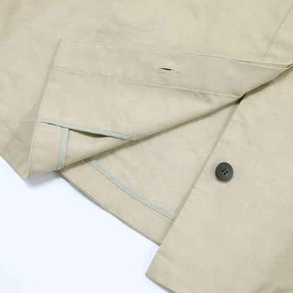 25春夏 ノーカラージャケット / Lush Linen Khloe Jacket 七分袖 ショート丈 クルーネック ボックスシルエット リネン