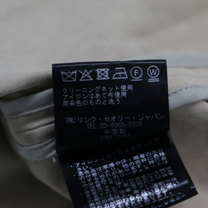 25春夏 ノーカラージャケット / Lush Linen Khloe Jacket 七分袖 ショート丈 クルーネック ボックスシルエット リネン