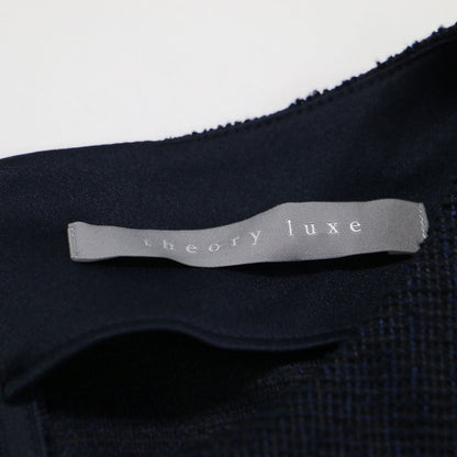 20春夏 3way セットアップ / Tweed Jersey Marty B&Mox ドレス Aライン ノースリーブ ペプラム ツイード バックファスナー コットン