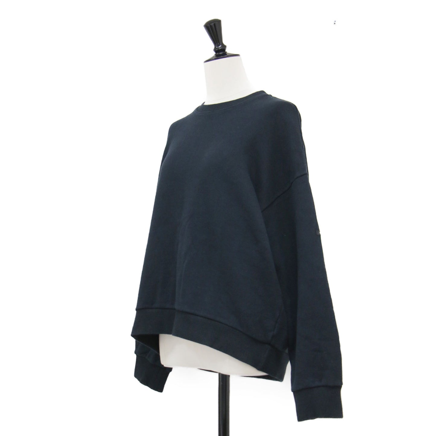 ワイド スウェット プルオーバー / wide sweat PO トレーナー クルーネック 長袖 ドロップショルダー ブランドタグ コットン ウォッシャブル