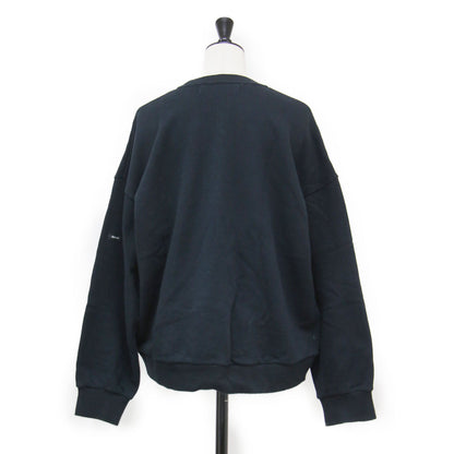 ワイド スウェット プルオーバー / wide sweat PO トレーナー クルーネック 長袖 ドロップショルダー ブランドタグ コットン ウォッシャブル