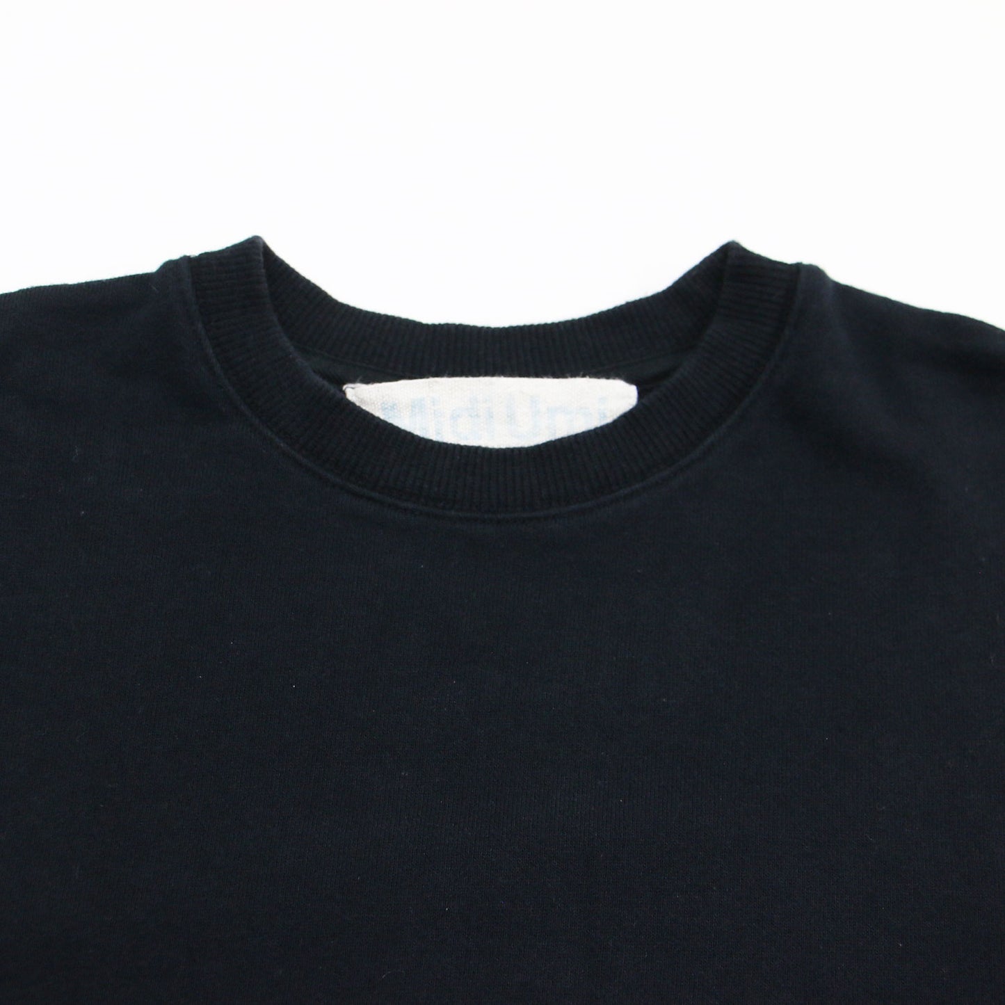 ワイド スウェット プルオーバー / wide sweat PO トレーナー クルーネック 長袖 ドロップショルダー ブランドタグ コットン ウォッシャブル