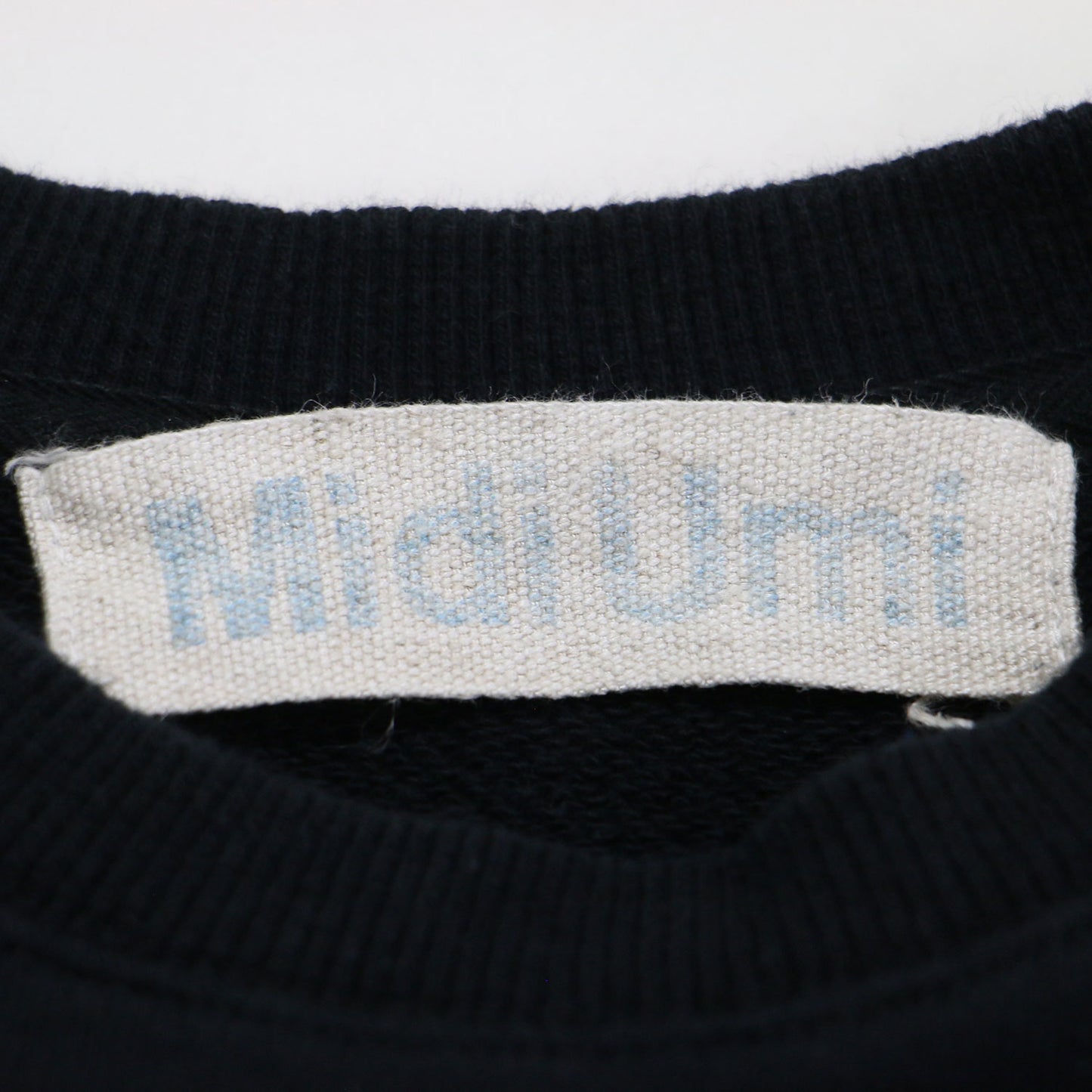 ワイド スウェット プルオーバー / wide sweat PO トレーナー クルーネック 長袖 ドロップショルダー ブランドタグ コットン ウォッシャブル