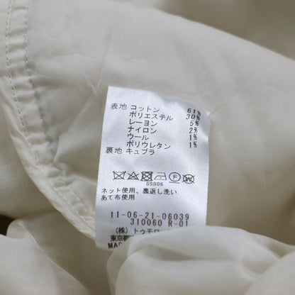 22春夏 スラブヤーン ツイード サロペット / ワイドパンツ ノースリーブ フリンジ コットン ウール