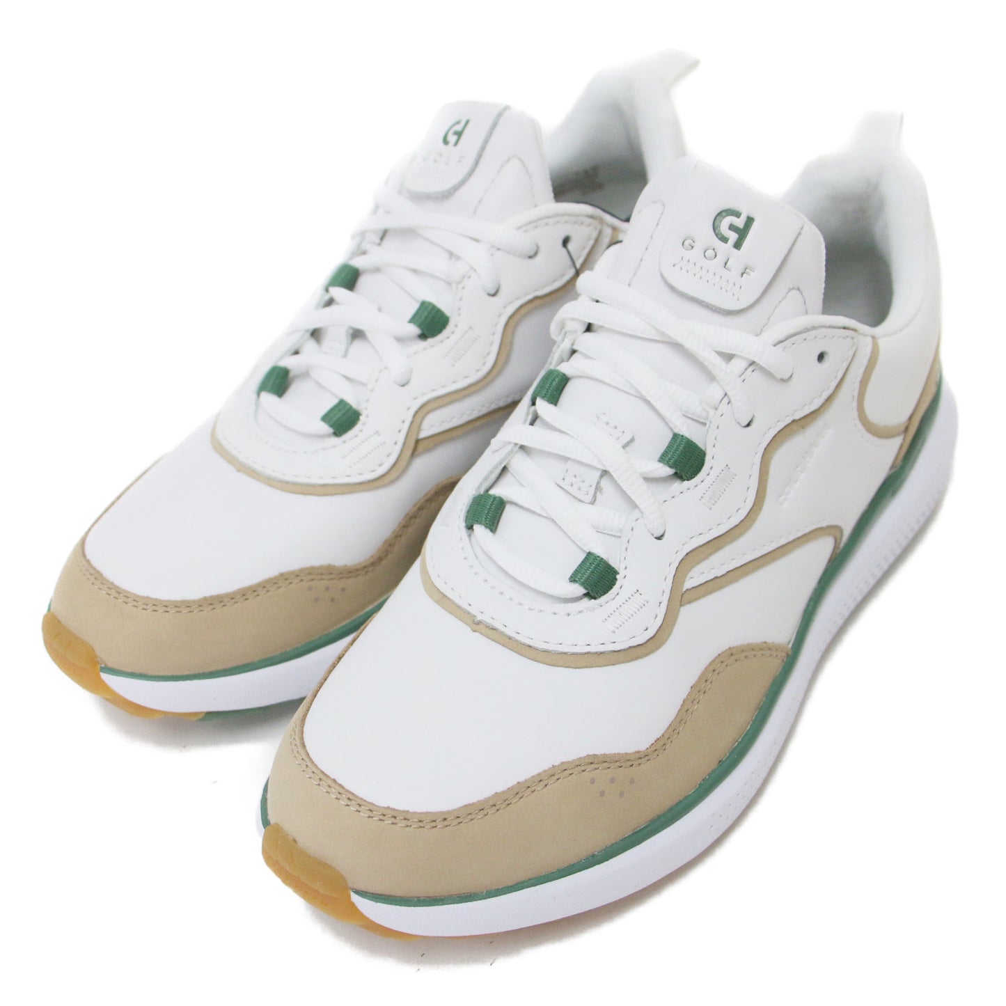 25春夏 ゼログランド フェアウェイ II ゴルフ スニーカー / ZEROGRAND FAIRWAY II GOLF レースアップ フラット 牛革 ゴルフシューズ