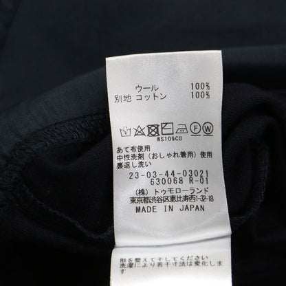 24秋冬 クリアウォッシャブル シャツコンビ プルオーバー / カットソー 長袖 ラグラン ヘムライン スリット ウール