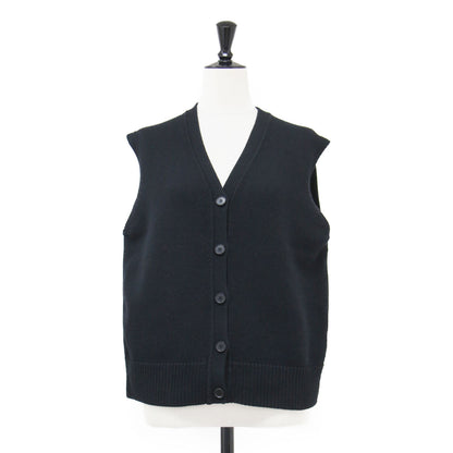 26春夏 ミドルゲージVネックベスト / Austin Ciara Sweater ニット コットン ウール ウォッシャブル