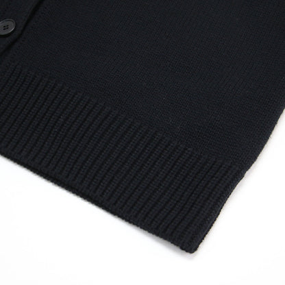 26春夏 ミドルゲージVネックベスト / Austin Ciara Sweater ニット コットン ウール ウォッシャブル