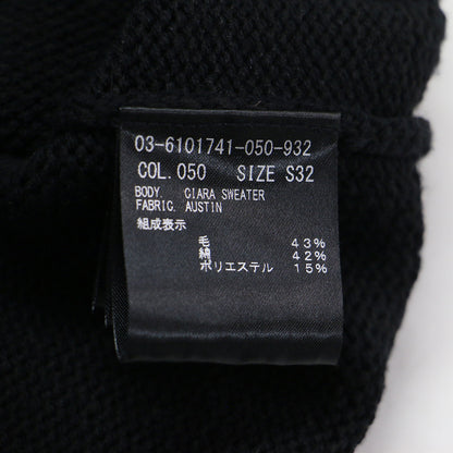 26春夏 ミドルゲージVネックベスト / Austin Ciara Sweater ニット コットン ウール ウォッシャブル