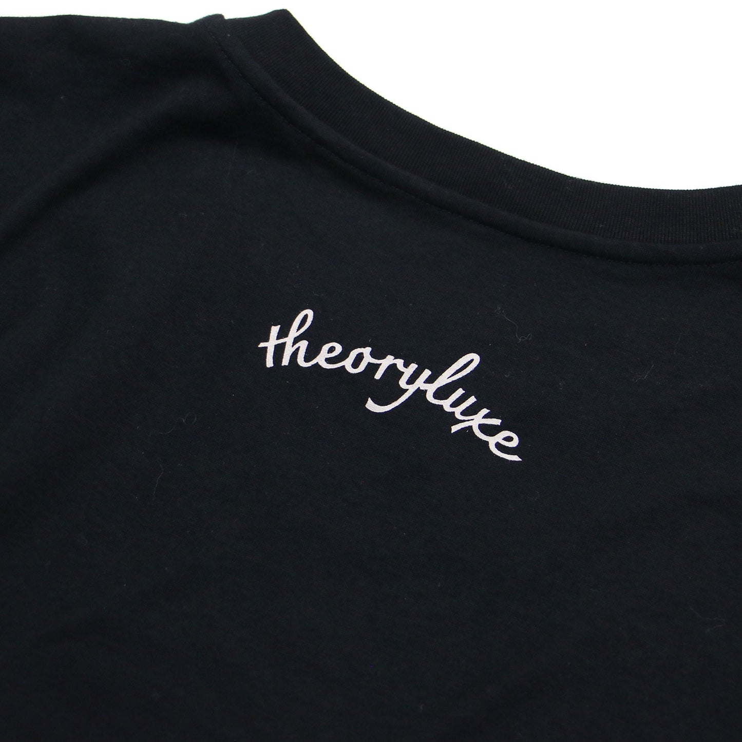 25秋冬 コットン ギャザー クロップドTシャツ / Luxe Jersey Alia Tee カットソー 長袖 クルーネック ロゴプリント
