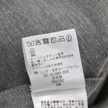 25秋冬 モックネック ミディ プルオーバー / Double Knit N Rib Neck Top スウェット 長袖 ドロップショルダー スリット