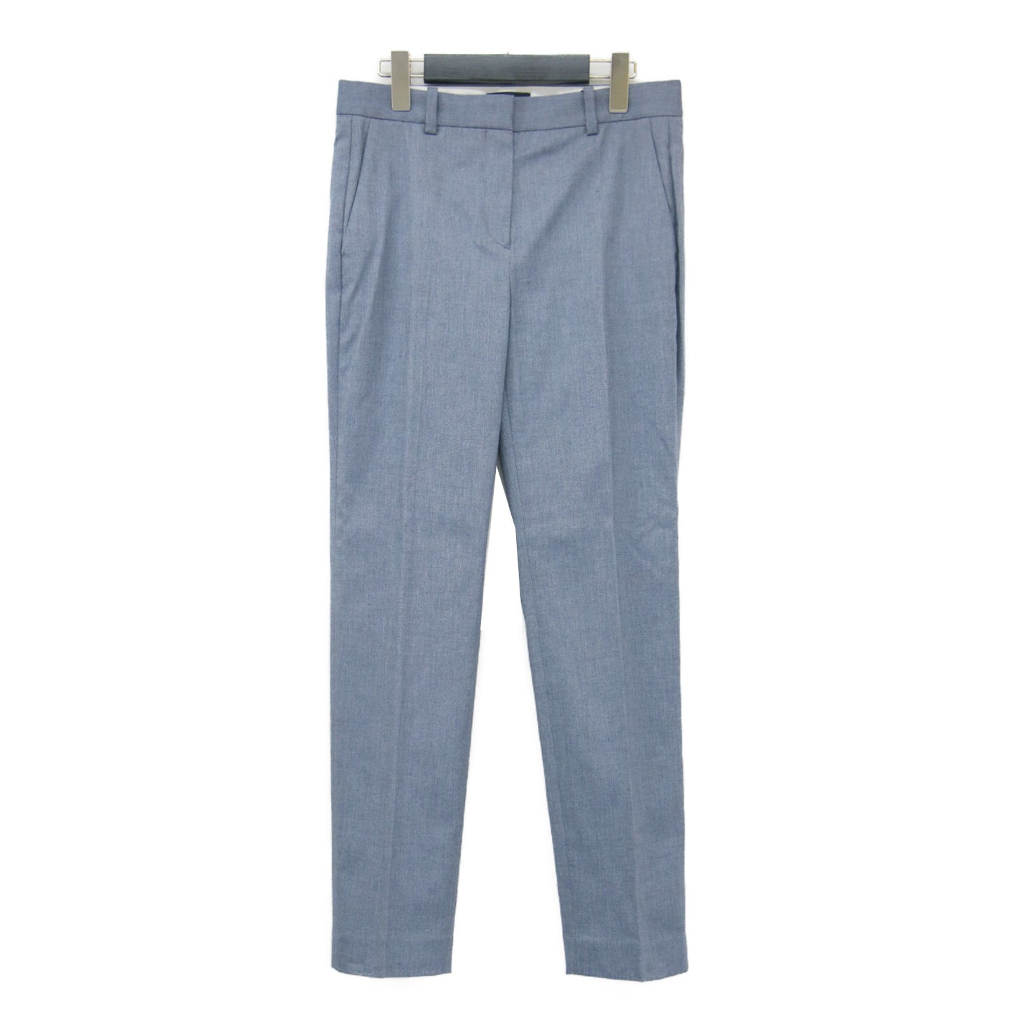 22春夏 デニム風 ストレッチ テーパードパンツ / Stretch Canvas Tailored Trouser J スラックス センタープレス