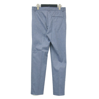 22春夏 デニム風 ストレッチ テーパードパンツ / Stretch Canvas Tailored Trouser J スラックス センタープレス